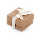 Hot Stamping Kraft Gift Box Ivory Board For Employee Appreciation