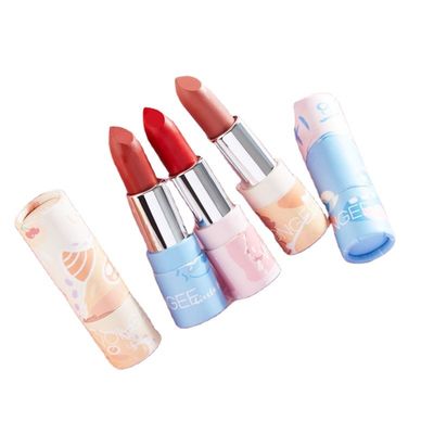 품질  Twist Up Cosmetic Paperboard Lip Balm Tubes Reusable Biodegradable 공장