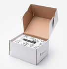 White Cardboard Packaging Box Small protective varnish for retail