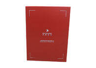 Custom Lid-Off Box Protective Varnish Rigid Packaging Red Box