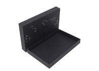 Black Rigid Packaging Box , Rigid Set Up Boxes With UV Coating