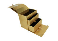 Customized Paper Drawer Box With Cover Rigid Packaging Box