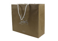 Luxprinters Silver Stamping Gift Bag With Handles Protective Varnish