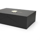 UV coating Black Gift Boxes With Lids Art paper / Ivory board Material