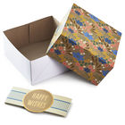 Embossing Floral 3 Pack Folding Packaging Boxes With Bands