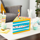 Piece Of Cake Fun Zip Gift Box , Cake Presentation Box Wedge shaped