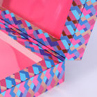 Transparent Rigid Packaging Box Matt Lamination With Ribbon