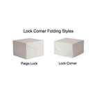 Kraft Rigid Lock Corner Boxes Packaging For Decorative