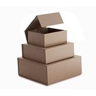 Kraft Rigid Cardboard Boxes Magnetic Gift Packaging