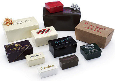 Contemporary Ballotin Paper Candy Boxes , Corrugated Cardboard Box