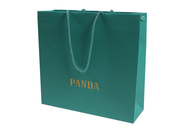 L40cm Gift Bag With Handles , ISO eco friendly brown paper bags