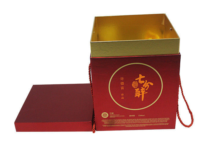 OEM Corrugated Packaging Box With Handle FSC ISO certificate