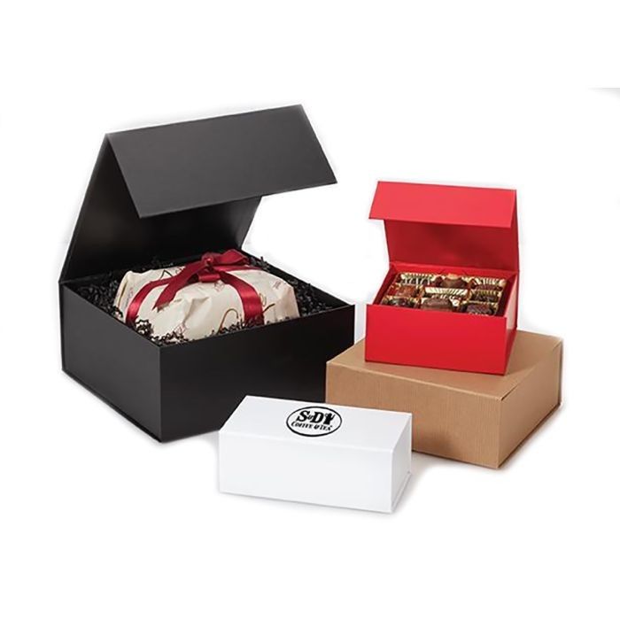 Magnetic Gift Rigid Packaging Box Foldable Matt Lamination