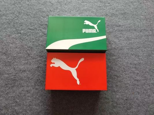 Reebok Puma Shoe Box Bahan daur ulang Stamping Embossing