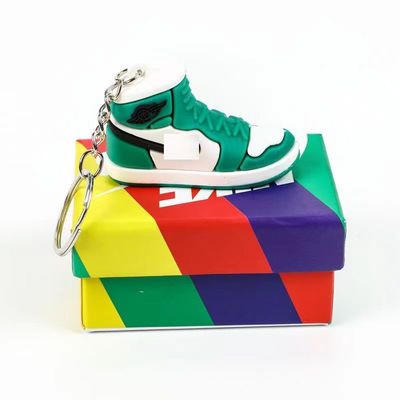 Caja de llaves para zapatos de baloncesto mini con carpetas de cartón corrugado
