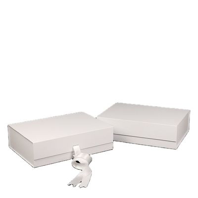 Flat Folding Magnetic Shoe Storage Box Gekromd bord met lint