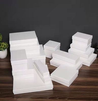 Rectangle Custom Shoes Box Case And Bag plain Cardboard Material