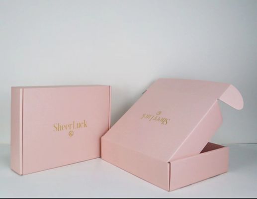 Розовый красный гофрированный почтовый ящик на заказ для обуви Одежда