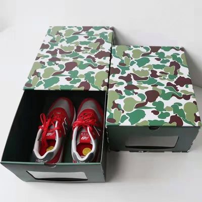 Rectangle Fancy Packaging Box Collapsible Shoe Box Magnetic Packaging