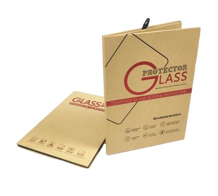 Крафт-бумажная экрановая защитная коробка упаковки закаленное стекло