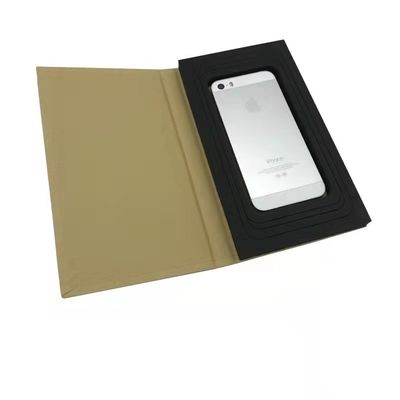 Bio Electronics Packaging Box Custom Printed Kraft Paper Drop getest voor telefoonhoesje