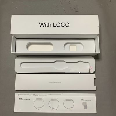 Apple Cartone orologio con fascia di cartone Casella personalizzata Diforma diversa riciclabile