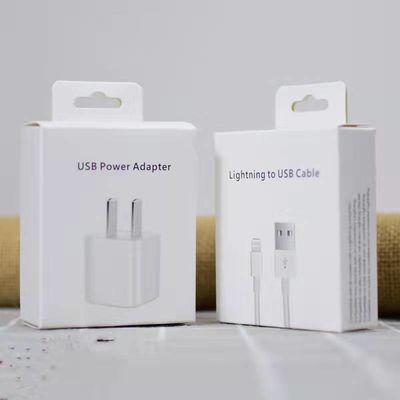 Retail Package Apple Charger Box Folders Paperboard Recyclable