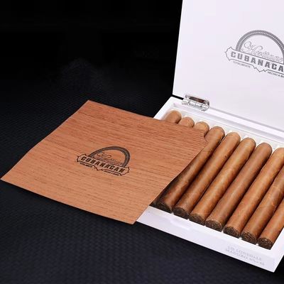 Custom Cardboard Cigar Packaging Box Wooden Humidor Cigar Box