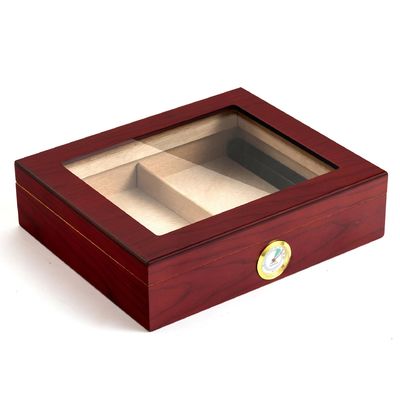 กล่องบรรจุบุหรี่สีเปียโน กล่องของขวัญบุหรี่ไม้หรู