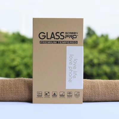 paper packaging boxes for glass screen protector repackaging retail box package for phone screen protector