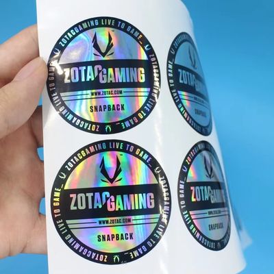 3d Holographic Seal Stickers Waterproof Reusable Cutomized Sizes