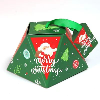 Caixa de embalagem de luxo de cores múltiplas doces bolo caixa de presente de papel Kraft