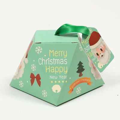 Cuadro de embalaje de lujo de colores múltiples Caramelo pastel caja de regalo de papel Kraft