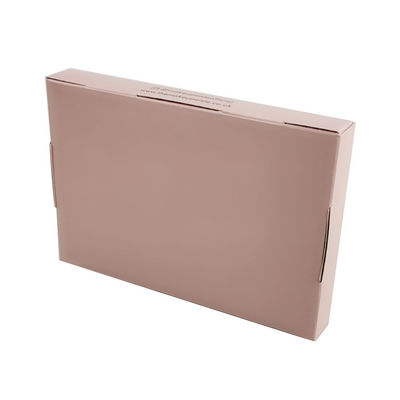 Multipurpose Pink Corrugated Mailer Boxes Printed Lightweight Folding