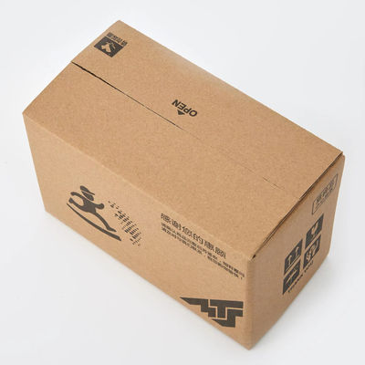 Geri dönüştürülebilir pratik karton hediye kutusu, laklama özel baskılı nakliye kutuları