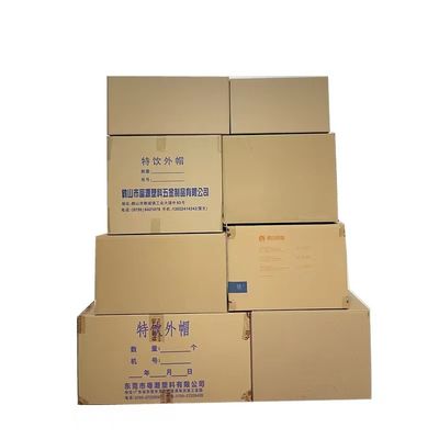 Caja de regalo de cartón práctico reciclable, barnizado Cajas de envío impresas a medida