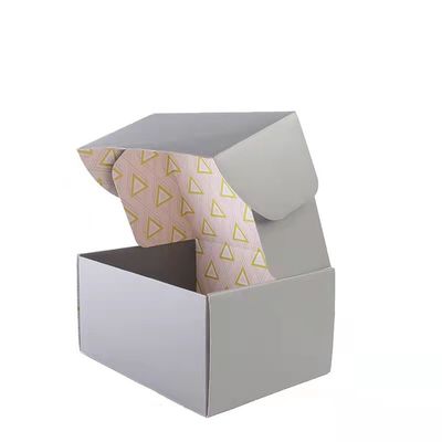 Caja de envío de cartón corrugado Kraft para prendas de vestir Express plegable