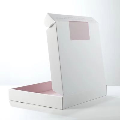 Caja de correo de papel plegable, caja de embalaje de bufanda ligera y reutilizable