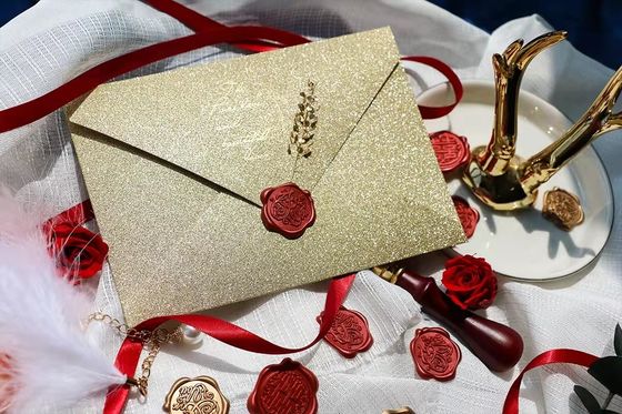 Emerald Flat Embossed Uv Gold Hot Stamping Gift Bag envelope