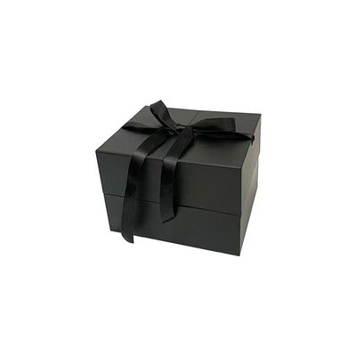 Caja de regalo de flores reutilizables para el día de San Valentín, caja de boda plegable de cartón