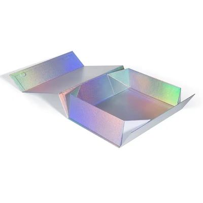 Caixa de cartão rígida retangular, Caixa rígida de fecho magnético prático