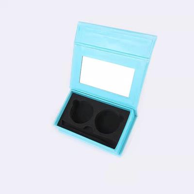 Caja de regalo rígida con imán, caja de papel reutilizable Cosméticos Envases de lentes de contacto