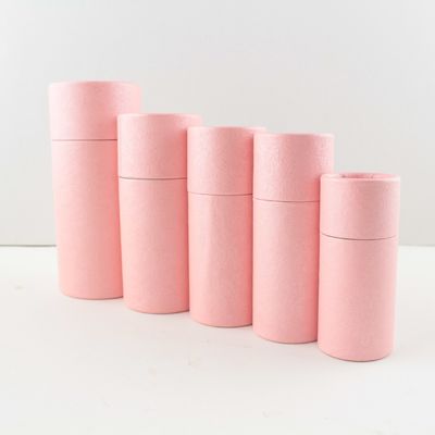 Kraft Paper Tube Packaging , Food Grade Cardboard Cylinder Container For Tea