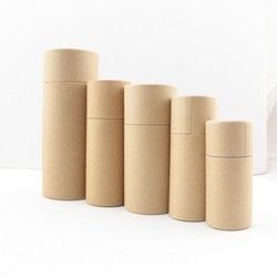 Kraftpapier-Rohrverpackung, Lebensmittelkarton Zylinderbehälter für Tee