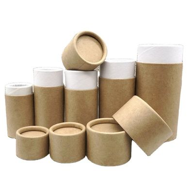 Embalagem personalizada de tubos de papel, caixa de flores cilíndrica com cor CMYK