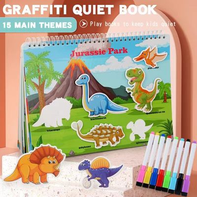 Ciepła pieczętowanie Książka z twardą okładką Drukowanie dla dzieci Edukacyjna książka Montessori ODM