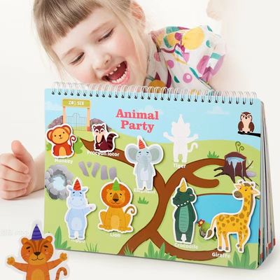 Montessori Belajar Hardcover Buku Pencetakan Untuk Anak-anak Buku Pembelajaran Pendidikan Custom