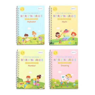 Hot Stamping Hard Cover Book Printing For School Reusable Writing Copybook