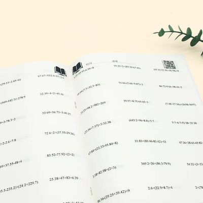 Offsetprinten Softcover boekprinten Eco-vriendelijk voor scholen A4 oefenboeken