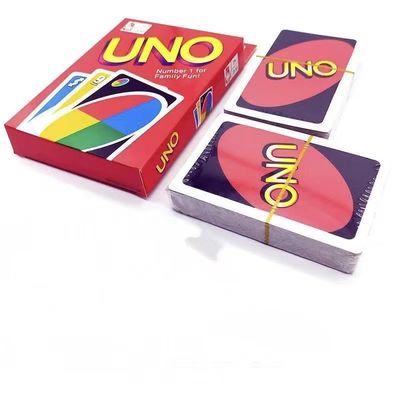 Drukowanie offsetowe Niestandardowo wydrukowane karty UNO z błyszczącą/matową laminacją